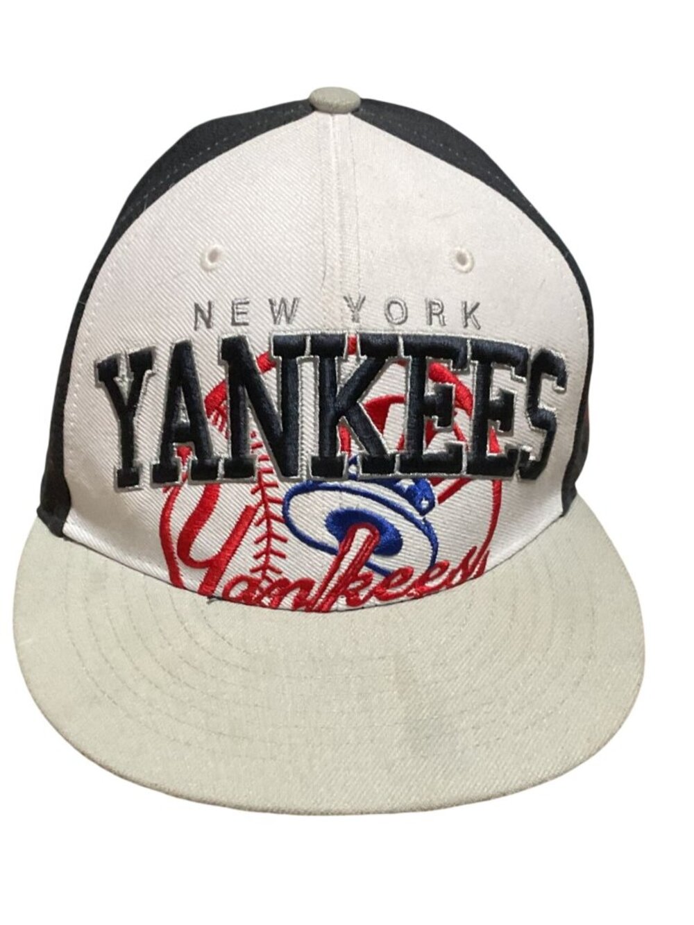 New York Yankees Snapback Sz OS 47 Brand MLB Hat Black White Green Acrylic